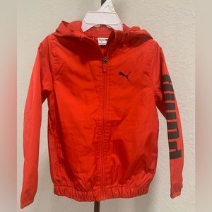 Puma red windbreaker toddler jacket Size 3 T